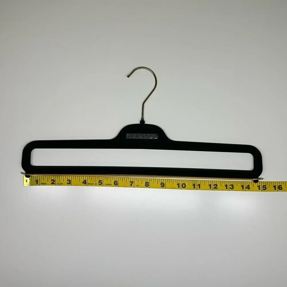 Versace | Velvet Pant Hanger | Black | Approx. 15 inch